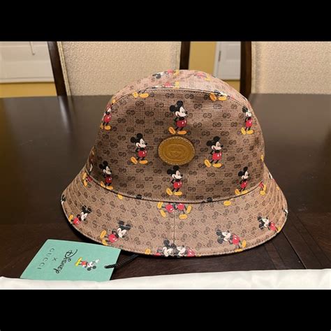 mickey gucci bucket hat|Gucci backpack mickey mouse.